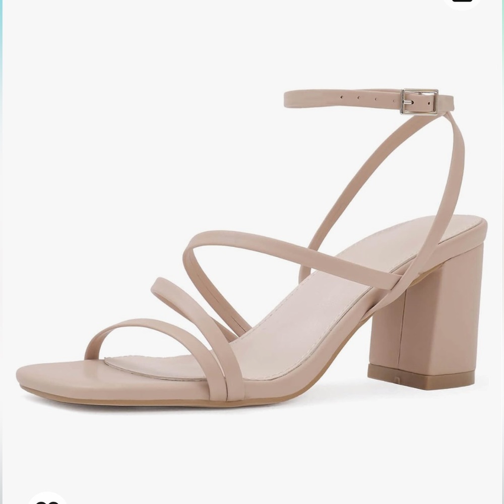 Nude Strappy Heels